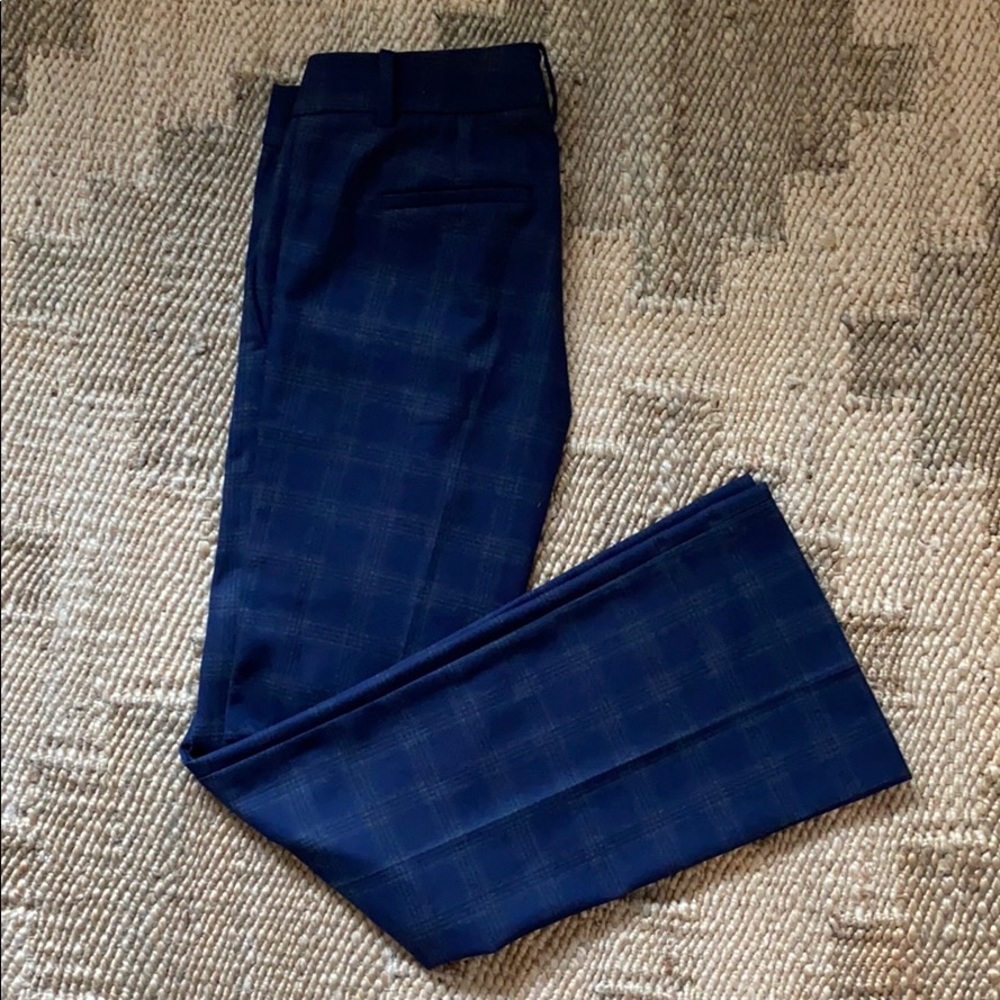 Ann Taylor plaid wool pants 00P